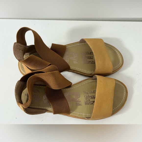 Sorel Womens Size 6 Ella Style Sandals Ankle Strap Tan Brown - Picture 8 of 8